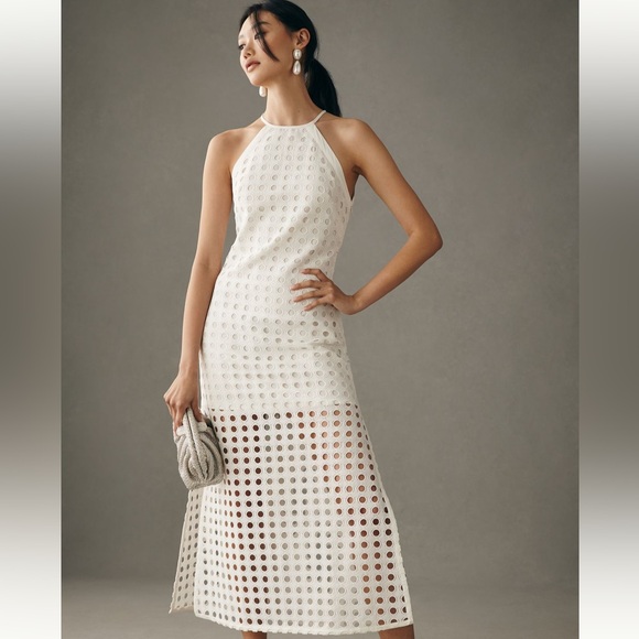 Anthropologie Dresses & Skirts - Vineet Bahl Eyelet Halter Anthropologie Dress